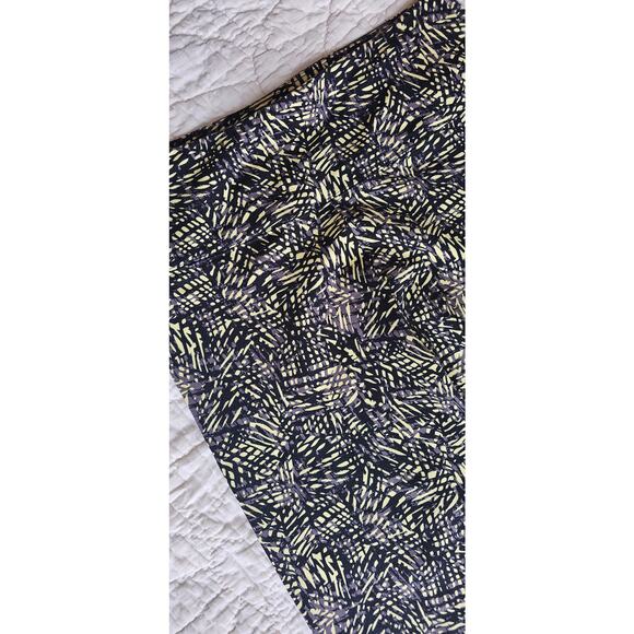 Soft Surroundings High Waisted‎ Yellow Black Geometric Leggings Women Sz M Multi - Picture 2 of 5